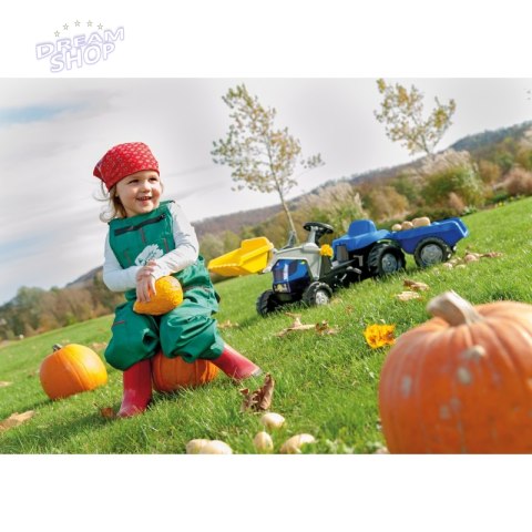Rolly Toys rollyKid Traktor New Holland z łyżką i przyczepą Rolly Toys rollyKid Traktor New Holland z łyżką i przyczepą