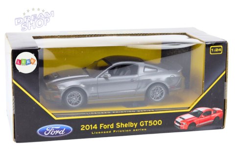 Auto Ford Shelby GT500 W Skali 1:24 Napęd Srebrny Auto Ford Shelby GT500 W Skali 1:24 Napęd Srebrny