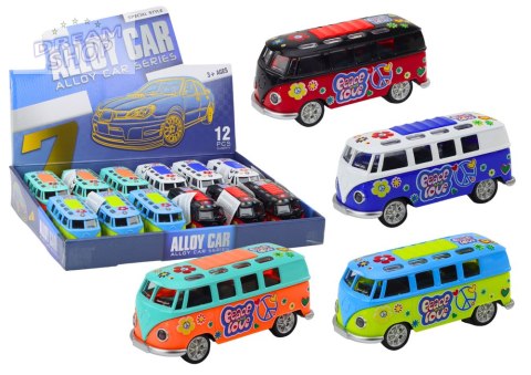 Camper Bus 1:32 Metalowy Światła Dźwięki Napęd Otwierane Drzwi Camper Bus 1:32 Metalowy Światła Dźwięki Napęd Otwierane Drzwi