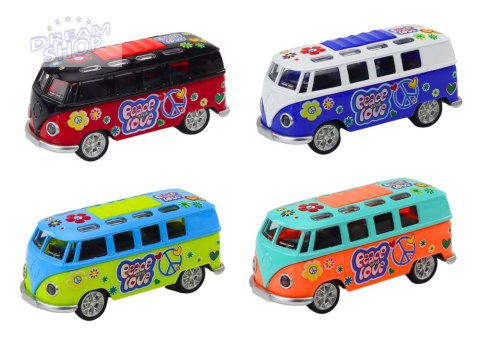 Camper Bus 1:32 Metalowy Światła Dźwięki Napęd Otwierane Drzwi Camper Bus 1:32 Metalowy Światła Dźwięki Napęd Otwierane Drzwi