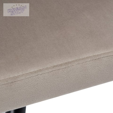 Krzesło plecione aksamitne ASTON Velvet Taupe Krzesło plecione aksamitne ASTON Velvet Taupe