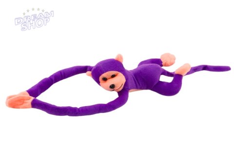 Maskotka Pluszowa Małpka z Dźwiękiem Fioletowa 60 cm