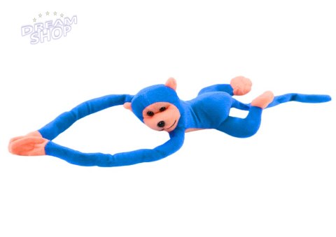 Maskotka Pluszowa Małpka z Dźwiękiem Niebieska 80 cm