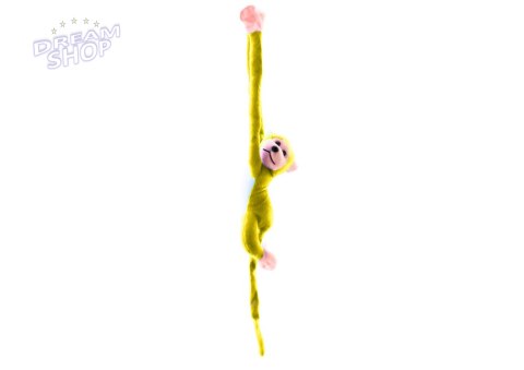 Maskotka Pluszowa Małpka z Dźwiękiem Żółta 80 cm