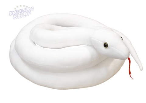 Maskotka Pluszowa Wąż Biały 110 cm Maskotka Pluszowa Wąż Biały 110 cm