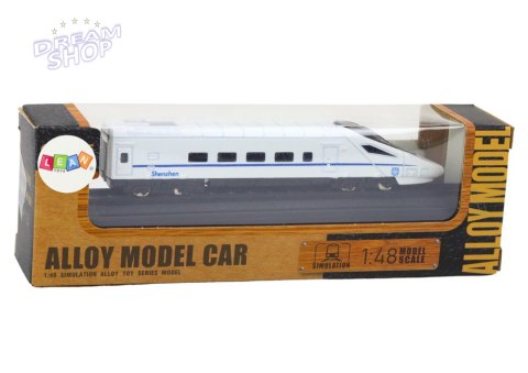 Model Kolekcjonerski Pociąg Wagon Biały 1:48 Metalowy Model Kolekcjonerski Pociąg Wagon Biały 1:48 Metalowy