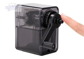 Temperówka Strugaczka Na Korbkę Z Pojemnikiem Czarna