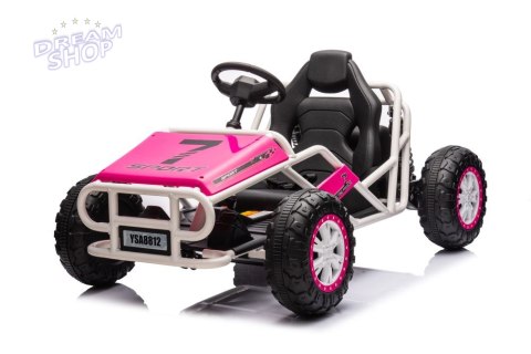 Auto Na Akumulator Buggy A8812 Różowe 24V Auto Na Akumulator Buggy A8812 Różowe 24V