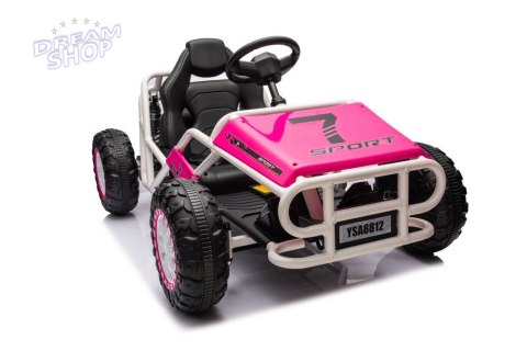Auto Na Akumulator Buggy A8812 Różowe 24V Auto Na Akumulator Buggy A8812 Różowe 24V
