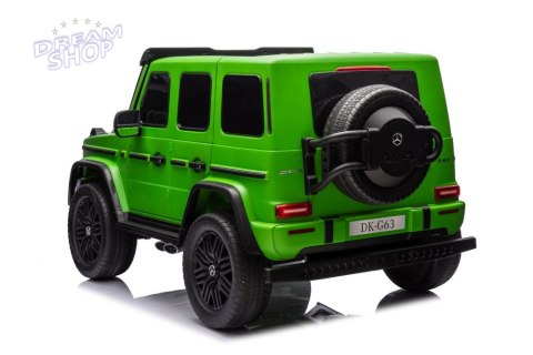 Auto Na Akumulator Mercedes G63 XXL Zielony Lakierowany 4x4 Auto Na Akumulator Mercedes G63 XXL Zielony Lakierowany 4x4