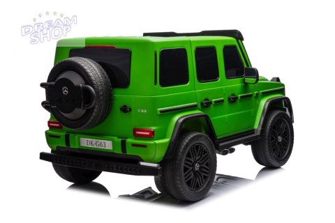 Auto Na Akumulator Mercedes G63 XXL Zielony Lakierowany 4x4 Auto Na Akumulator Mercedes G63 XXL Zielony Lakierowany 4x4