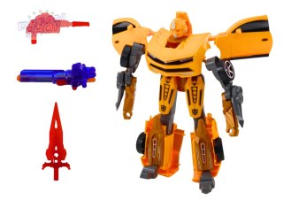 Auto-Robot 2w1 Transformacja Sportowy Żółty