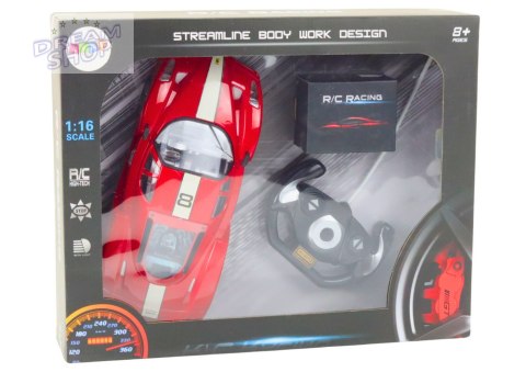 Auto Sportowe Zdalnie Sterowane Na Pilota 1:16 R/C Czerwone