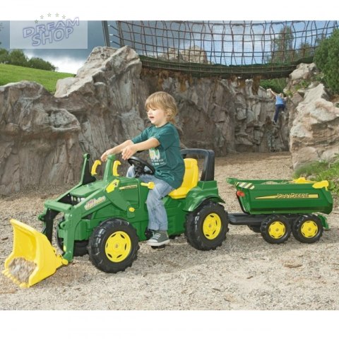 Rolly Toys rollyTrailer Przyczepa wywrotka Halfpipe John Deere Rolly Toys rollyTrailer Przyczepa wywrotka Halfpipe John Deere