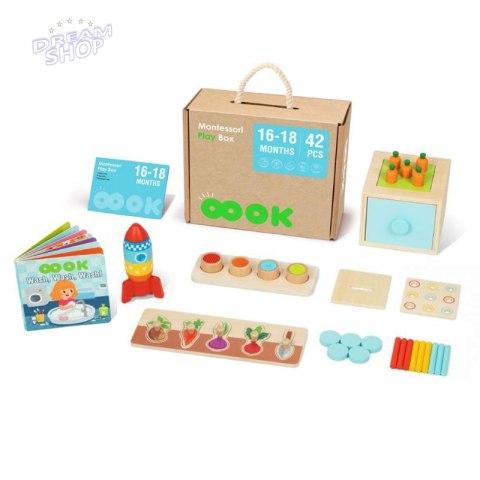 TOOKY TOY Box Pudełko XXL Montessori Edukacyjne 7w1 Sensoryczne 16-18 Mies. TOOKY TOY Box Pudełko XXL Montessori Edukacyjne 7w1 Sensoryczne 16-18 Mies.