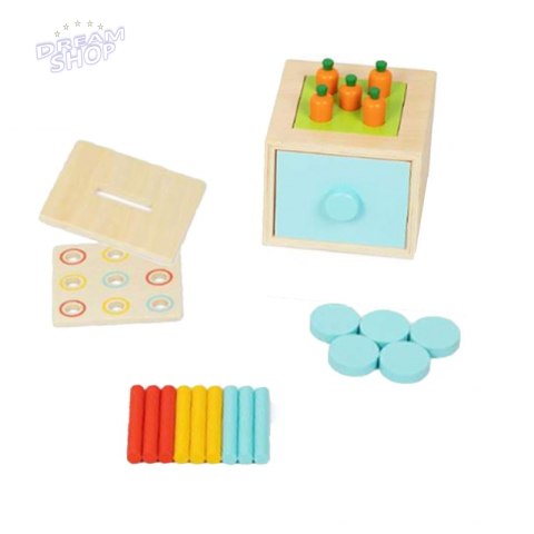 TOOKY TOY Box Pudełko XXL Montessori Edukacyjne 7w1 Sensoryczne 16-18 Mies. TOOKY TOY Box Pudełko XXL Montessori Edukacyjne 7w1 Sensoryczne 16-18 Mies.