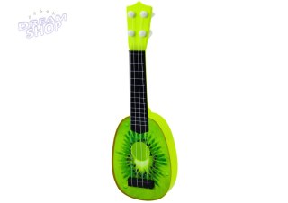 Ukulele Dla Dzieci Mini Gitara 4 Struny Owoc Kiwi Zielona 15"