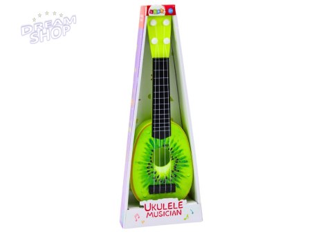 Ukulele Dla Dzieci Mini Gitara 4 Struny Owoc Kiwi Zielona 15" Ukulele Dla Dzieci Mini Gitara 4 Struny Owoc Kiwi Zielona 15"