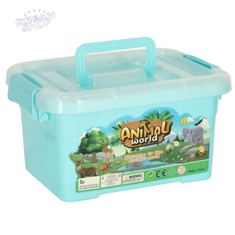 Figurki zwierzęta zoo zestaw do zabawy 19 el. Figurki zwierzęta zoo zestaw do zabawy 19 el.