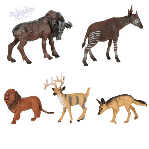 Figurki zwierzęta zoo zestaw do zabawy 19 el. Figurki zwierzęta zoo zestaw do zabawy 19 el.