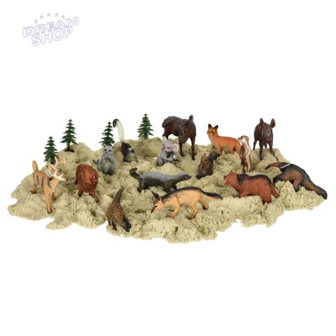 Figurki zwierzęta zoo zestaw do zabawy 19 el. Figurki zwierzęta zoo zestaw do zabawy 19 el.