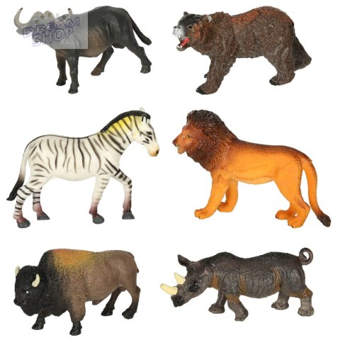 Figurki zwierzęta zoo zestaw do zabawy 31 el. Figurki zwierzęta zoo zestaw do zabawy 31 el.
