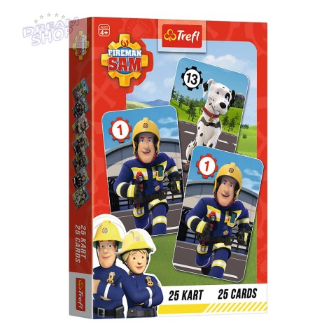 Karty Piotruś Strażak Sam Fireman Sam +4 Trefl 08505 Karty Piotruś Strażak Sam Fireman Sam +4 Trefl 08505