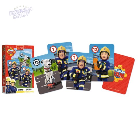 Karty Piotruś Strażak Sam Fireman Sam +4 Trefl 08505 Karty Piotruś Strażak Sam Fireman Sam +4 Trefl 08505