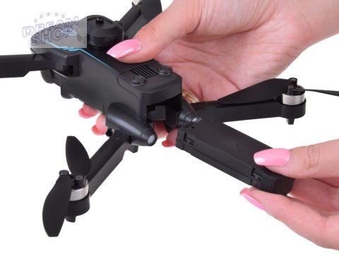Latający Dron quadcopter Model zdalnie sterowany Składany + Kamera RC0657 Latający Dron quadcopter Model zdalnie sterowany Składany + Kamera RC0657