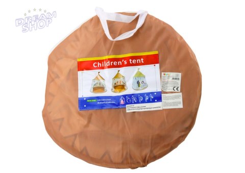 Namiot Indiański Tipi Dla Dzieci Beżowy 125 Cm Namiot Indiański Tipi Dla Dzieci Beżowy 125 Cm
