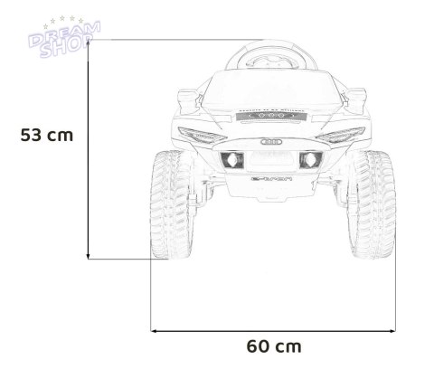 Pojazd Audi RSQ E-TRON Szary Pojazd Audi RSQ E-TRON Szary