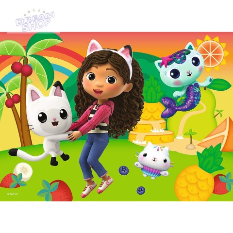 Puzzle 20 MiniMaxi Koci Domek Gabi 20 elementów 3+ Trefl 21158