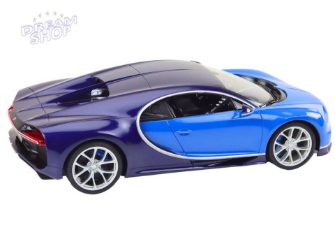 Samochód Zdalnie Sterowany RC 1:14 Bugatti Veyron Chiron Niebieski Samochód Zdalnie Sterowany RC 1:14 Bugatti Veyron Chiron Niebieski