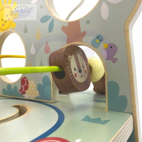 TOOKY TOY Drewniana Pętla Motoryczna Leśny Labirynt