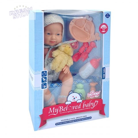 WOOPIE ROYAL Bobas w Ubranku MOJA ULUBIONA LALKA + akcesoria 36 cm. WOOPIE ROYAL Bobas w Ubranku MOJA ULUBIONA LALKA + akcesoria 36 cm.
