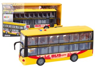 Autobus Piętrowy 1:16 Światła Dźwięki Napęd Żółty
