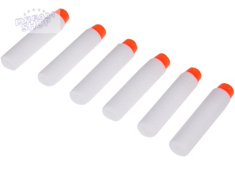 Zestaw Pistolet z celownikiem na miękkie piankowe naboje 6 szt. ZA5152