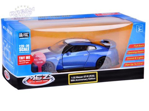 Auto Nissan GT-R model 1:32 metalowe autko otwierane drzwi ZA3757 Auto Nissan GT-R model 1:32 metalowe autko otwierane drzwi ZA3757