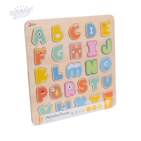 CLASSIC WORLD Drewniane Puzzle Montessori Układanka Nauka Alfabetu Liter Słów 27 el. CLASSIC WORLD Drewniane Puzzle Montessori Układanka Nauka Alfabetu Liter Słów 27 el.