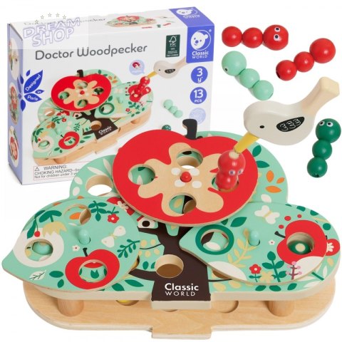 CLASSIC WORLD Magnetyczna Gra Zręcznościowa Złap Robaczka 16 el. CLASSIC WORLD Magnetyczna Gra Zręcznościowa Złap Robaczka 16 el.