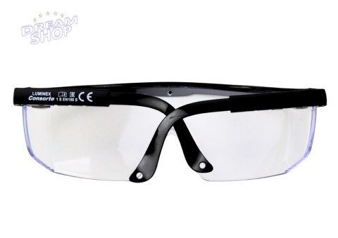 Okulary Ochronne Regulacja Ramion Czarne Okulary Ochronne Regulacja Ramion Czarne