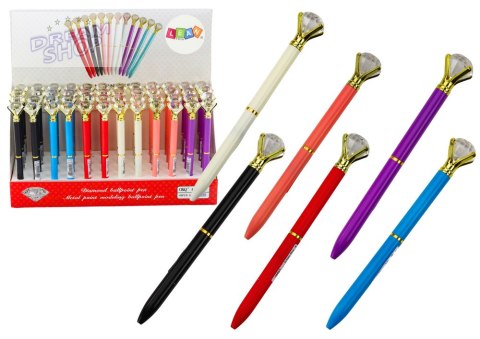 Długopis Z Diamentem Niebieski Wkład 0.7mm Mix Długopis Z Diamentem Niebieski Wkład 0.7mm Mix