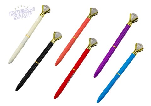 Długopis Z Diamentem Niebieski Wkład 0.7mm Mix Długopis Z Diamentem Niebieski Wkład 0.7mm Mix