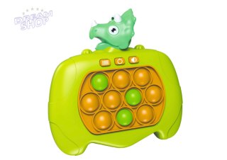 Gra Zręcznościowa Pop-It Konsola 999 Poziomów Dinozaur Zielona A