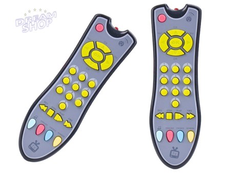 Interaktywny Pilot TV Dla Malucha Edukacyjny Światło Dźwięk