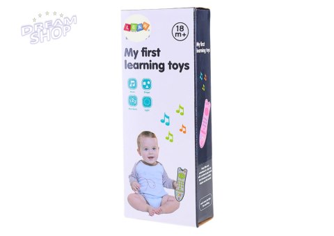 Interaktywny Pilot TV Dla Malucha Edukacyjny Światło Dźwięk