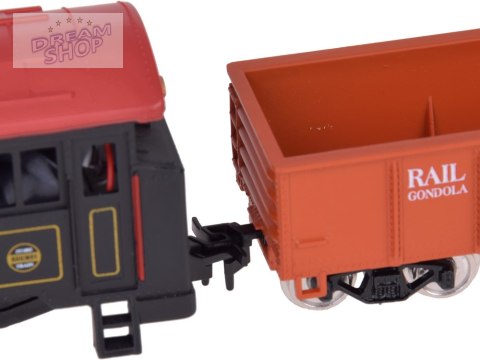 Kolejka elektryczna klasyczny parowóz z jednostką sterującą H0 1:87 RC0643 Kolejka elektryczna klasyczny parowóz z jednostką sterującą H0 1:87 RC0643