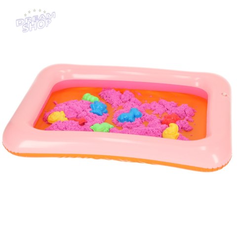 Piasek Kinetyczny w wiaderku 1kg foremki beżowy Piasek Kinetyczny w wiaderku 1kg foremki beżowy