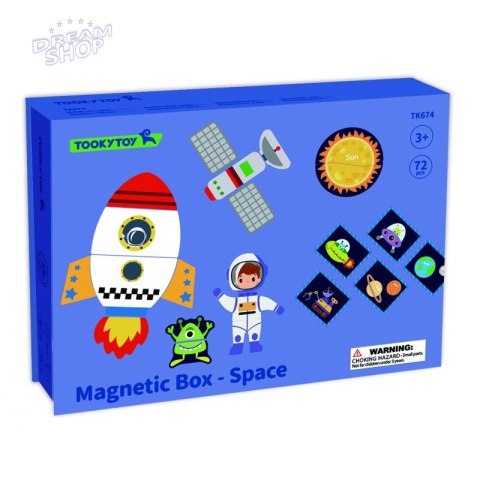 TOOKY TOY Układanka Magnetyczna Kosmos Puzzle TOOKY TOY Układanka Magnetyczna Kosmos Puzzle