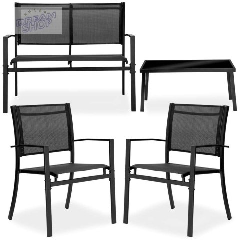Zestaw mebli ogrodowych GRACIOSA BLACK Zestaw mebli ogrodowych GRACIOSA BLACK